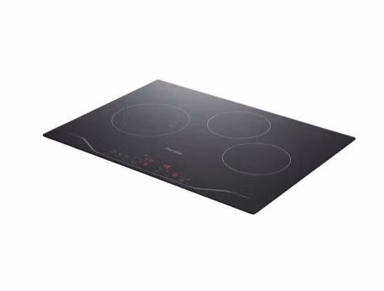Encimera Eléctrica Vitro Fensa Fev 3t Negra 220v