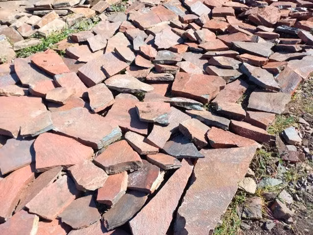 Piedra laja roja