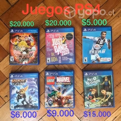 Juegos PS4