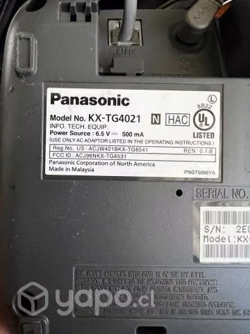 3 Teléfonos inalámbrico Panasonic modelo KX-TG4021 - Imagen 2