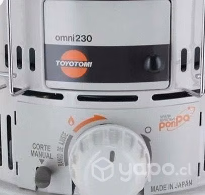 Estufa Toyotomi Omni 230 a parafina + ruedas