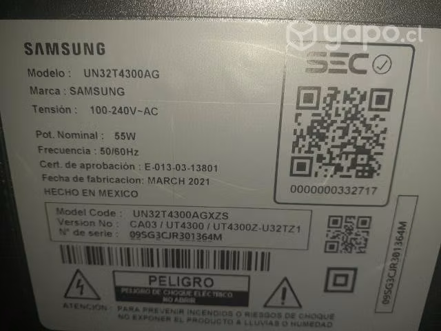 Smart tv samsung 32 pulgadas