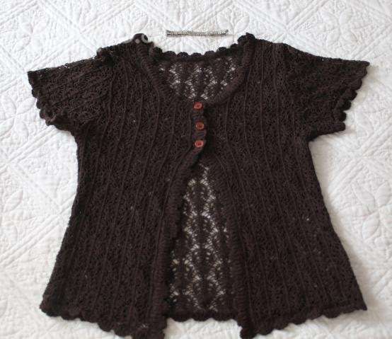 Crop top de crochet - Imagen 2