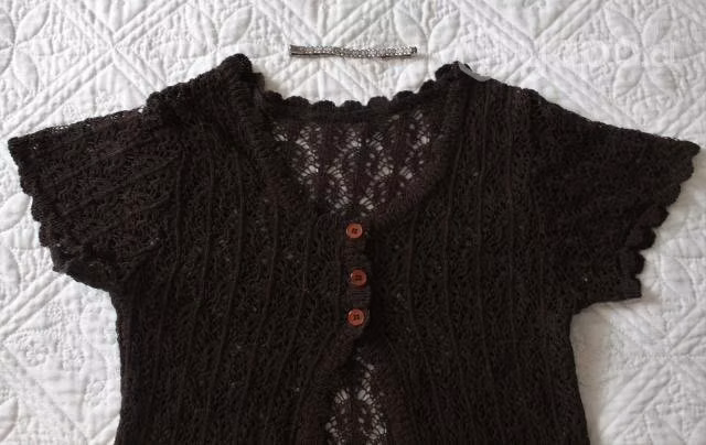 Crop top de crochet