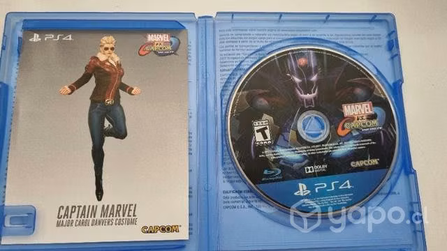 Juego ps4 marvel vs capcom