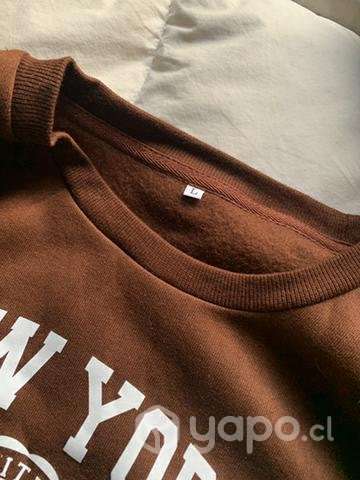 Polerón café talla L - Imagen 2