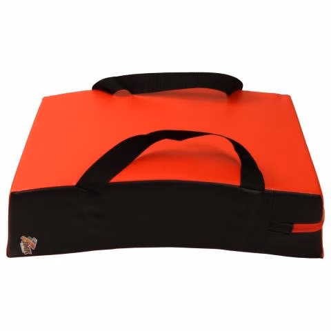 Escudo Curvo De Rugby Rojo 65x45x15 Tela Tevinil