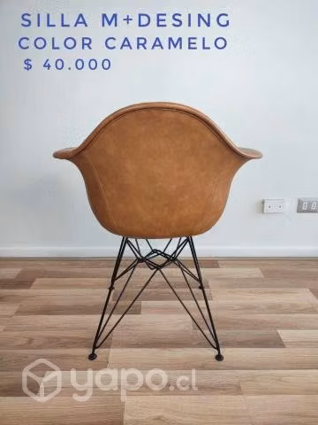 Silla M Desing color Caramelo - Imagen 2