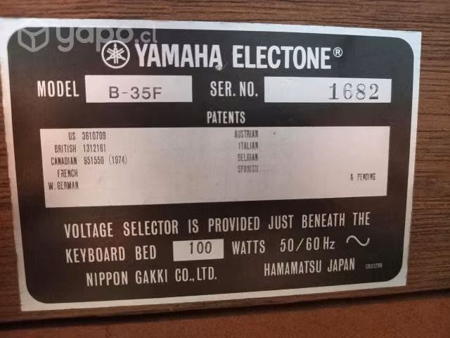 Órgano  Electone Yamaha - Imagen 3