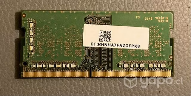 Memoria ram samsung 4 gb 3200rpm - Imagen 2