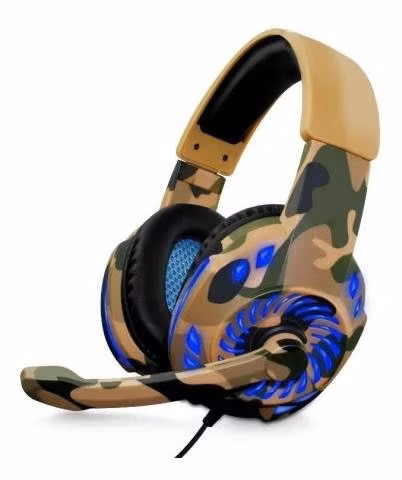 Audífono Gamer G305 Luz Led, Tarjeta Sonido