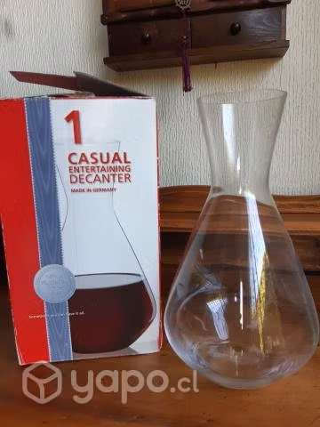 Decantador de vino de cristal alemán Spiegelau