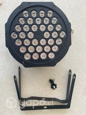 Foco Proyector 36 Led Rgb Dmx Audio Ritmico Luces