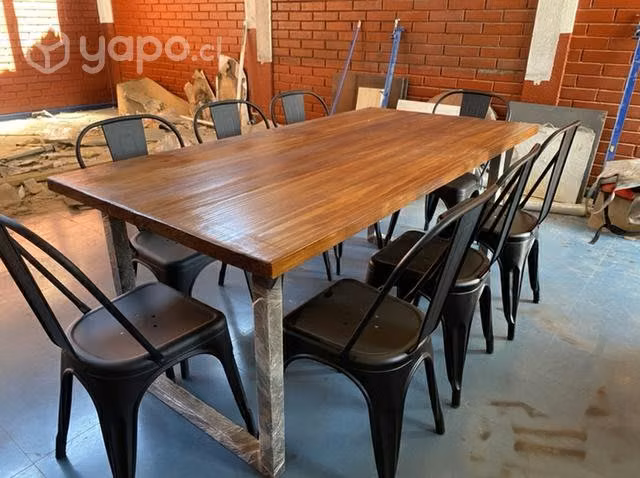 Comedor 8 sillas tolix