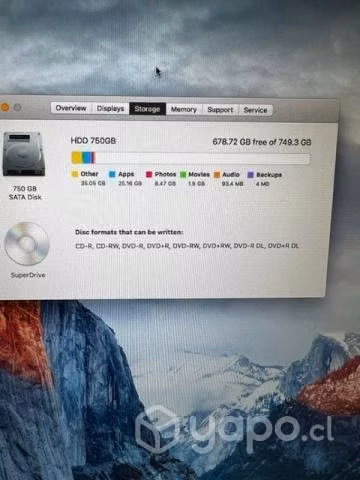 Mac book pro 17' 750 Gigas - Imagen 4