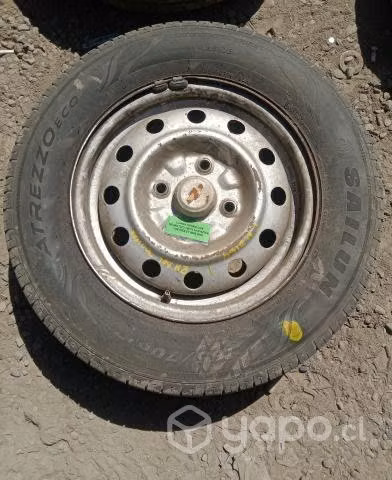 Llanta Fierro Con Neumático 185 70 14 (CNZ164) Che