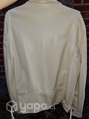 Chaqueta para hombre efecto piel, marca zara