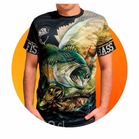 Polera hombre hunter fish dry fit- ap52 d12