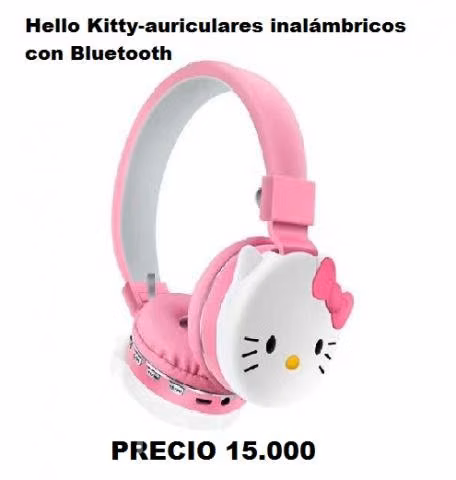 Hello Kitty-auriculares inalámbricos con Bluetooth