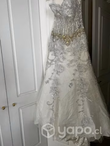 Vestido de novia Tony Bowles importado 36-38-40 NE