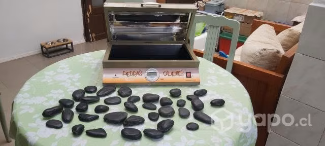Piedras Volcanicas con calefactor
