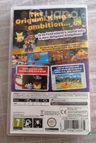 Juego Mario paper switch