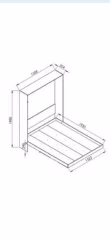 Cama plegable + colchón Rosen 2 plazas - Imagen 5