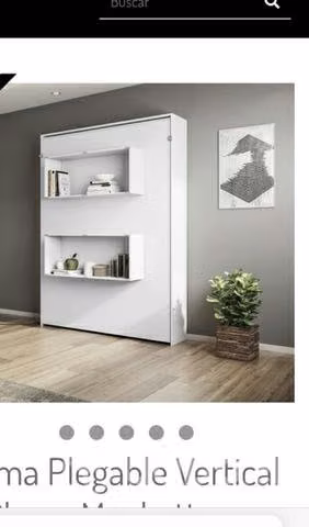 Cama plegable + colchón Rosen 2 plazas
