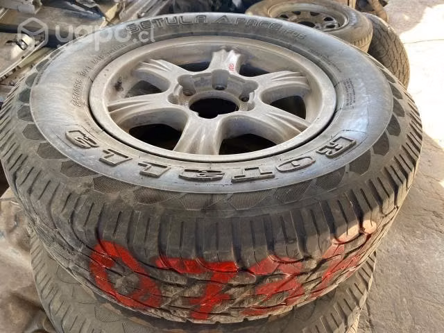 Llanta aluminio con neumatico 245 70 R16 (073R) G