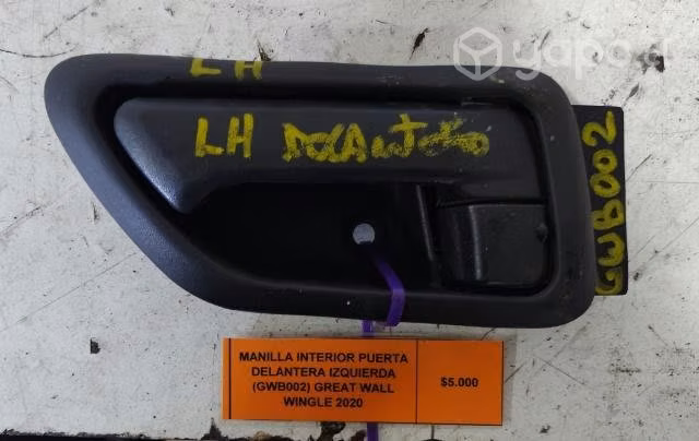 Manilla Interior Puerta Delantera Izquierda (GWB00