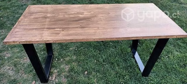 Mesa Escritorio Rustico Pino Fierro