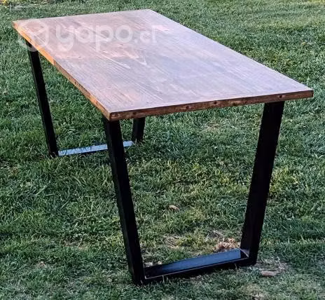 Mesa Escritorio Rustico Pino Fierro