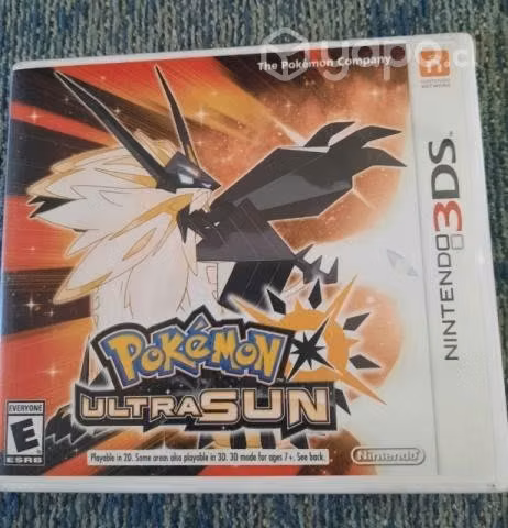 Pokemón ULTRA SOL nintendo 3DS