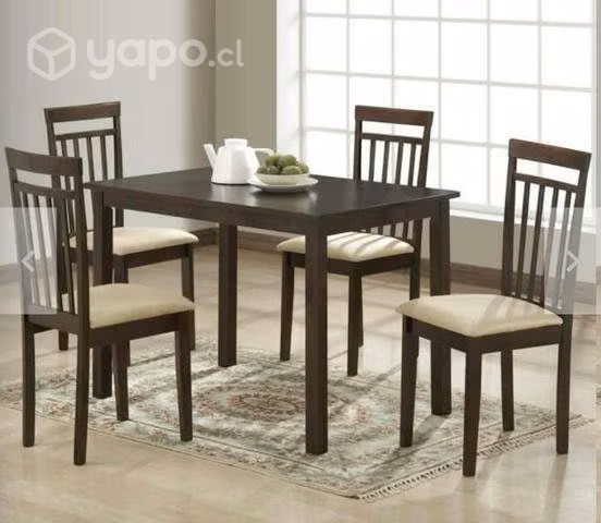 Comedor cuadrado 4 personas