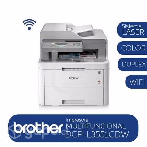 OFERTA!! Impresora Brother DCP-L3551CDW WiFi Laser - Imagen 2