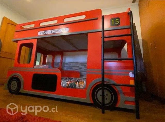 Cama niño Bus Camarote 3 en 1