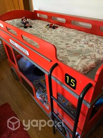 Cama niño Bus Camarote 3 en 1