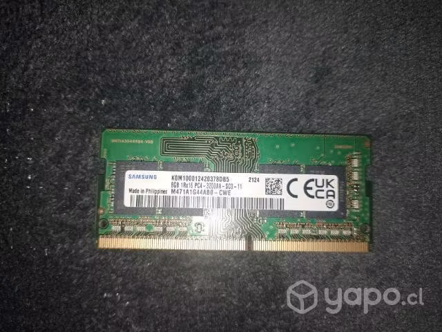 Ram 8 GB ddr4