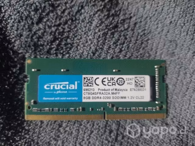 Ram 8 GB ddr4