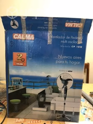 Ventilador pedestal giratorio