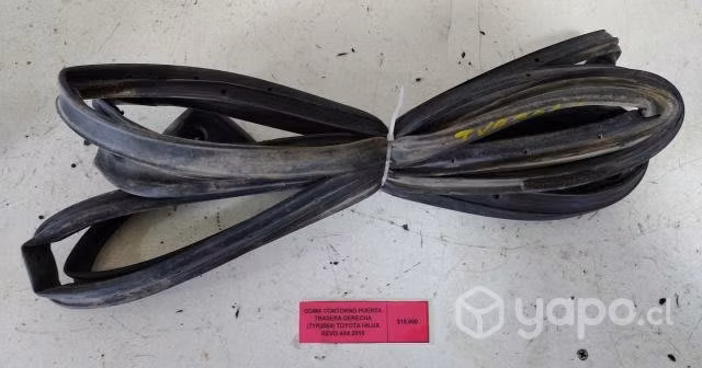 Goma Contorno Puerta Trasera Derecha (TYR2064) Toy