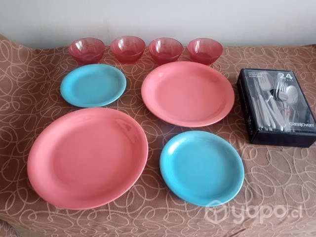 Juego Cubiertos 24 Piezas de Acero Inox, casajoven