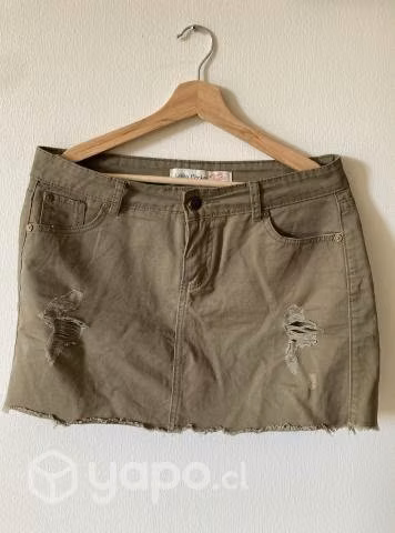 Falda lolita pocket verde