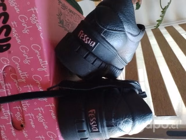 Zapatillas negra plataforma Fessia - Imagen 3