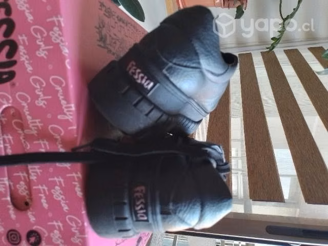 Zapatillas negra plataforma Fessia - Imagen 4