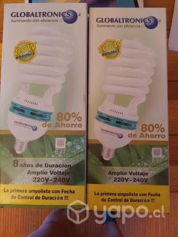 Ampolletas eficiente bajo consumo Globaltronic