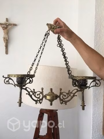 Lámpara de bronce - Imagen 2