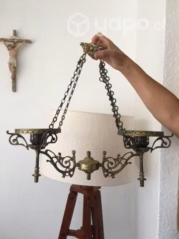 Lámpara de bronce
