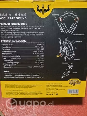 Audífonos Gamer nuevos originales
