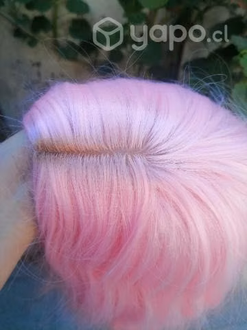 Peluca rosa regular